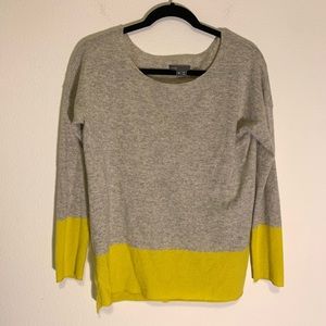Vince Cashmere Colorblock Sweater